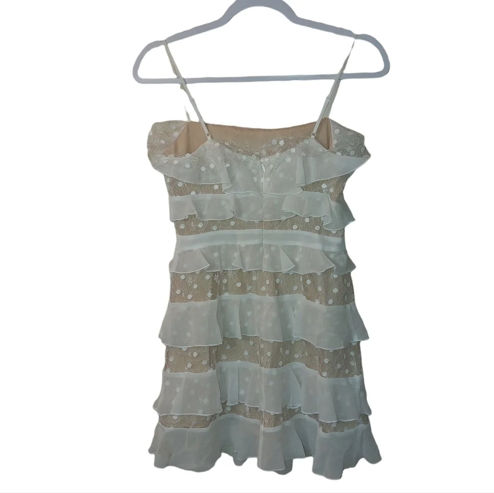 FOREVER 21 LADIES RUFFLED DRESS-S